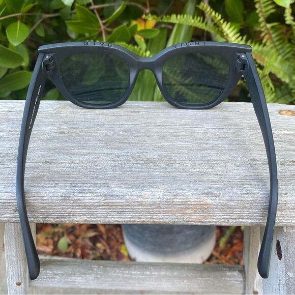 TOMS Women's Traveler Collection Black Matte Sydney Cat-Eye Sunglasses Retro - Picture 9 of 9